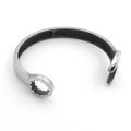 China Manufacturer Wholesale Black Plated Open Wrench Cuff Bangles